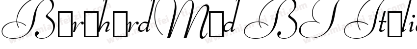 BernhardMod BT Italic字体转换